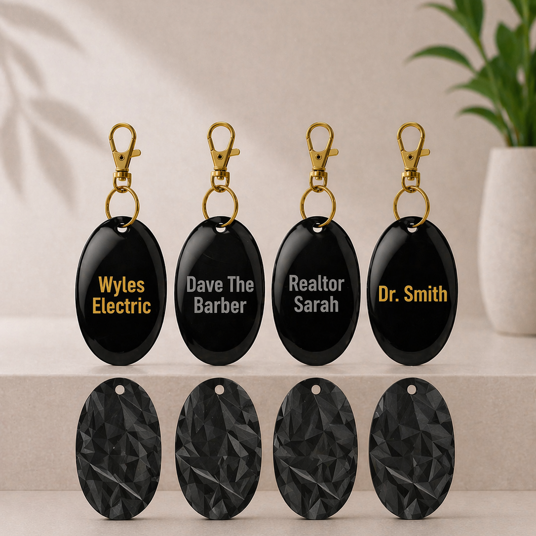 Custom NFC Key Ring - Tap to Share Business Info